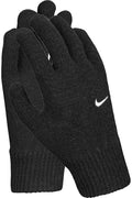 Nike Swoosh 2.0 Men's Knit Winter Gloves Warm Running Football Sports Black S/M