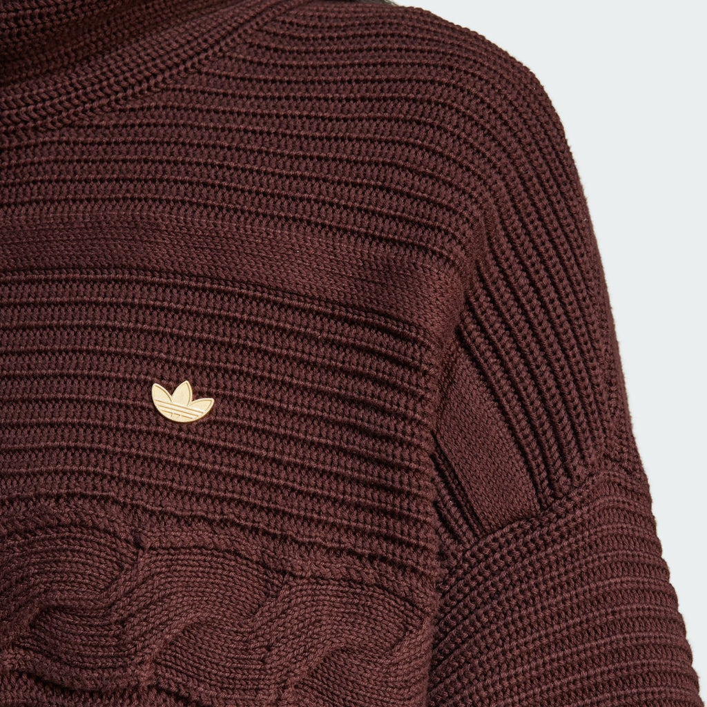 Adidas Originals Womens Premium Oversized Knit Turtleneck Sweater IX0966 S M XL
