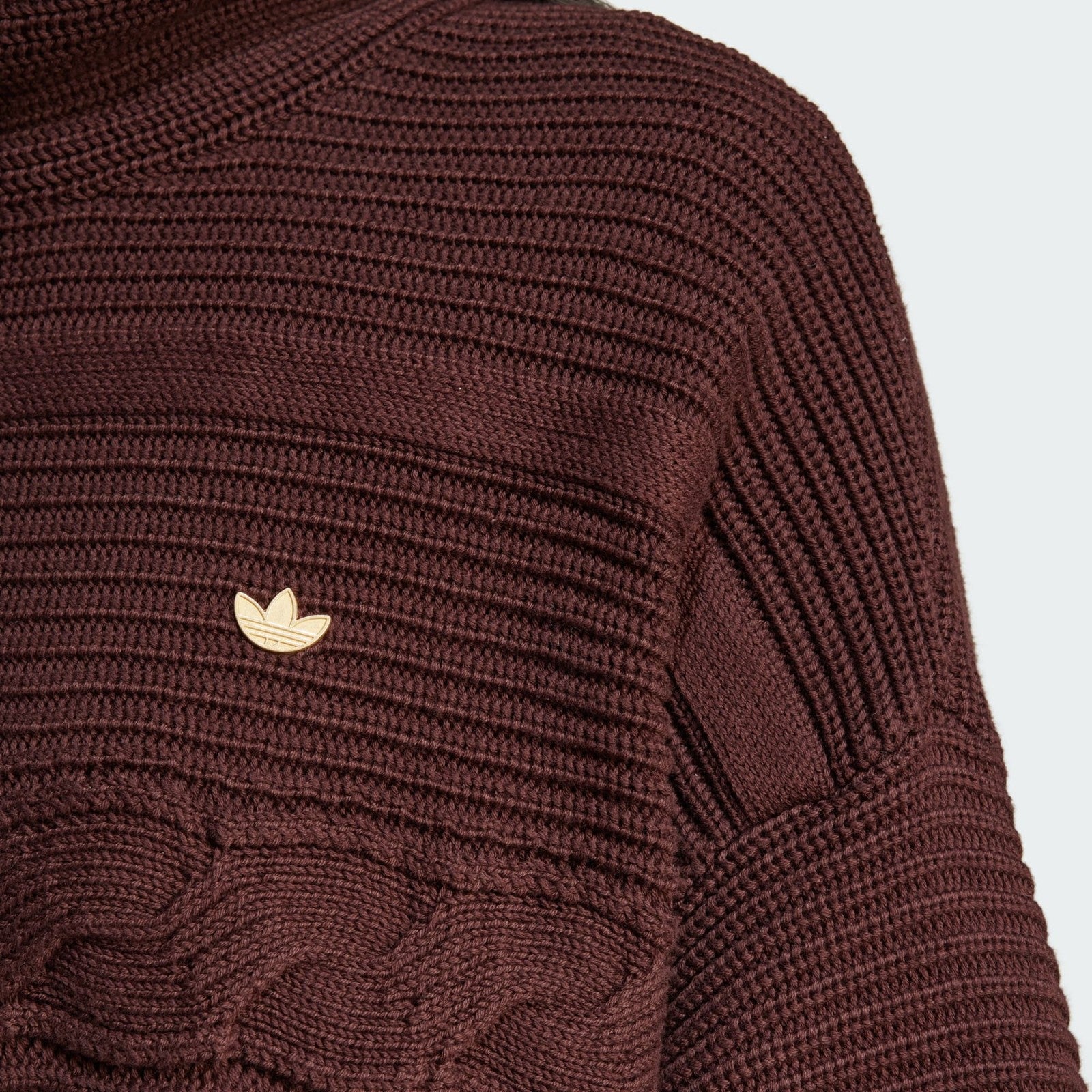 Adidas Originals Womens Premium Oversized Knit Turtleneck Sweater IX0966 S M XL