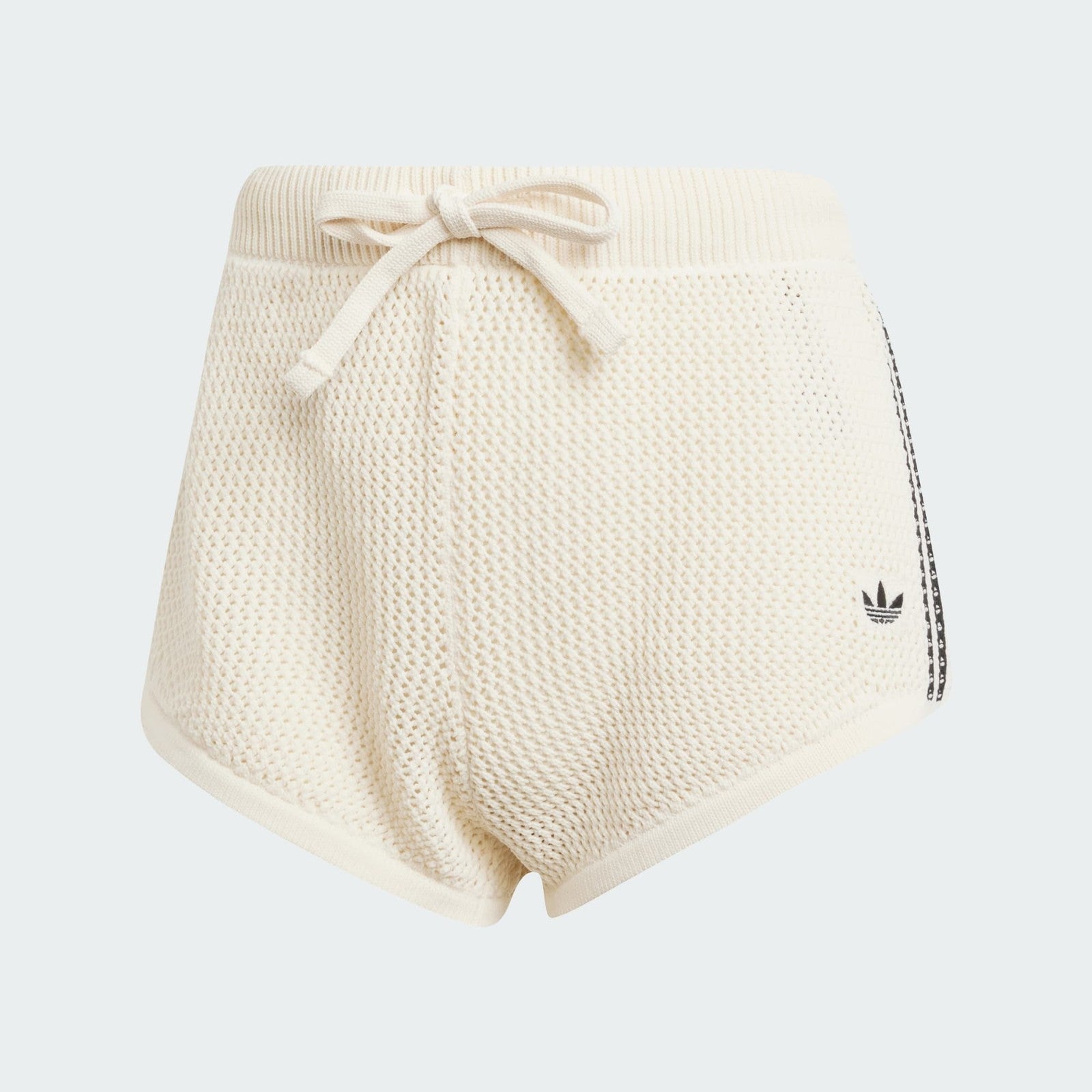 Adidas Originals Womens Premium Crochet Sprinter Shorts 'Wonder White' RARE S XL