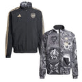 Adidas Arsenal x Ian Wright Men's Reversible Anthem Jacket IP1607 RARE XXL