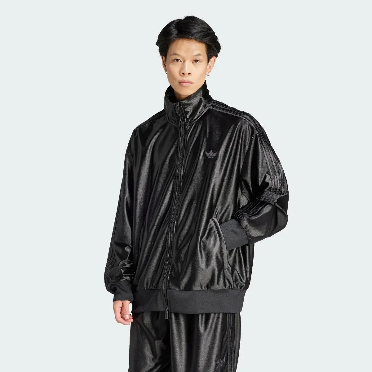 Adidas Originals Mens Fashion Firebird Track Top Oversized Black IT7449 XS-XXL