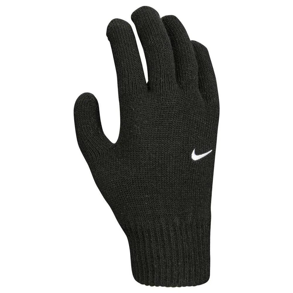 Nike Swoosh 2.0 Men's Knit Winter Gloves Warm Running Football Sports Black S/M