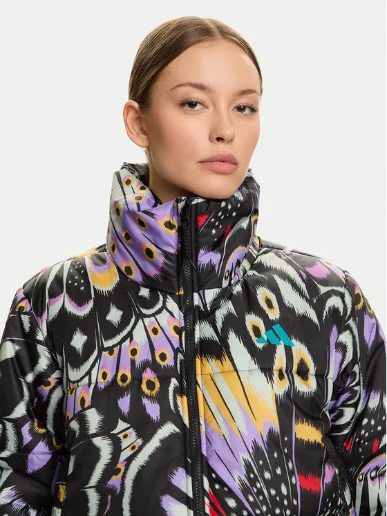 Adidas x FARM Rio Womens Quilted Puffer Jacket Winter Coat All Sizes RRP £90