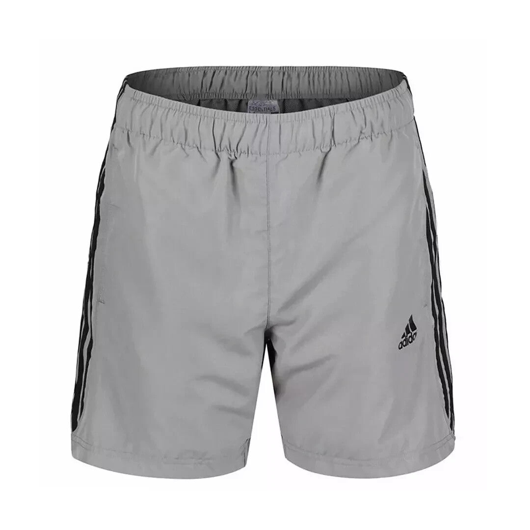 Adidas Mens 3 Stripe Chelsea Climalite Training Shorts Gym Football Sports S-2XL