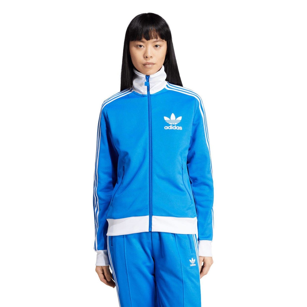 Adidas Originals Beckenbauer Heritage Womens Track Top Blue Medium Last 2
