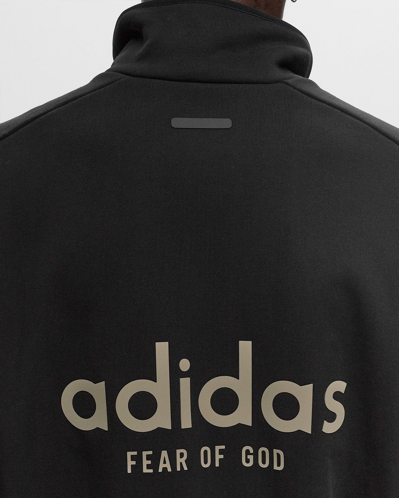 Adidas x Fear of God Athletics Fleece Track Jacket Full Zip Black Large RARE