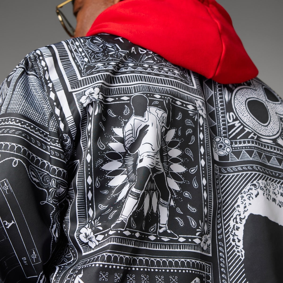 Adidas Arsenal x Ian Wright Men's Reversible Anthem Jacket IP1607 RARE XS