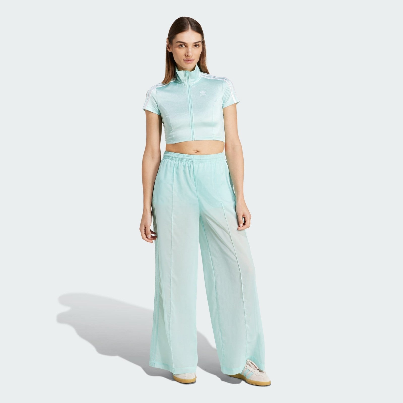 Adidas Originals Adicolor Sheer Womens Track Pants ‘Aqua’ Medium RARE LAST 2