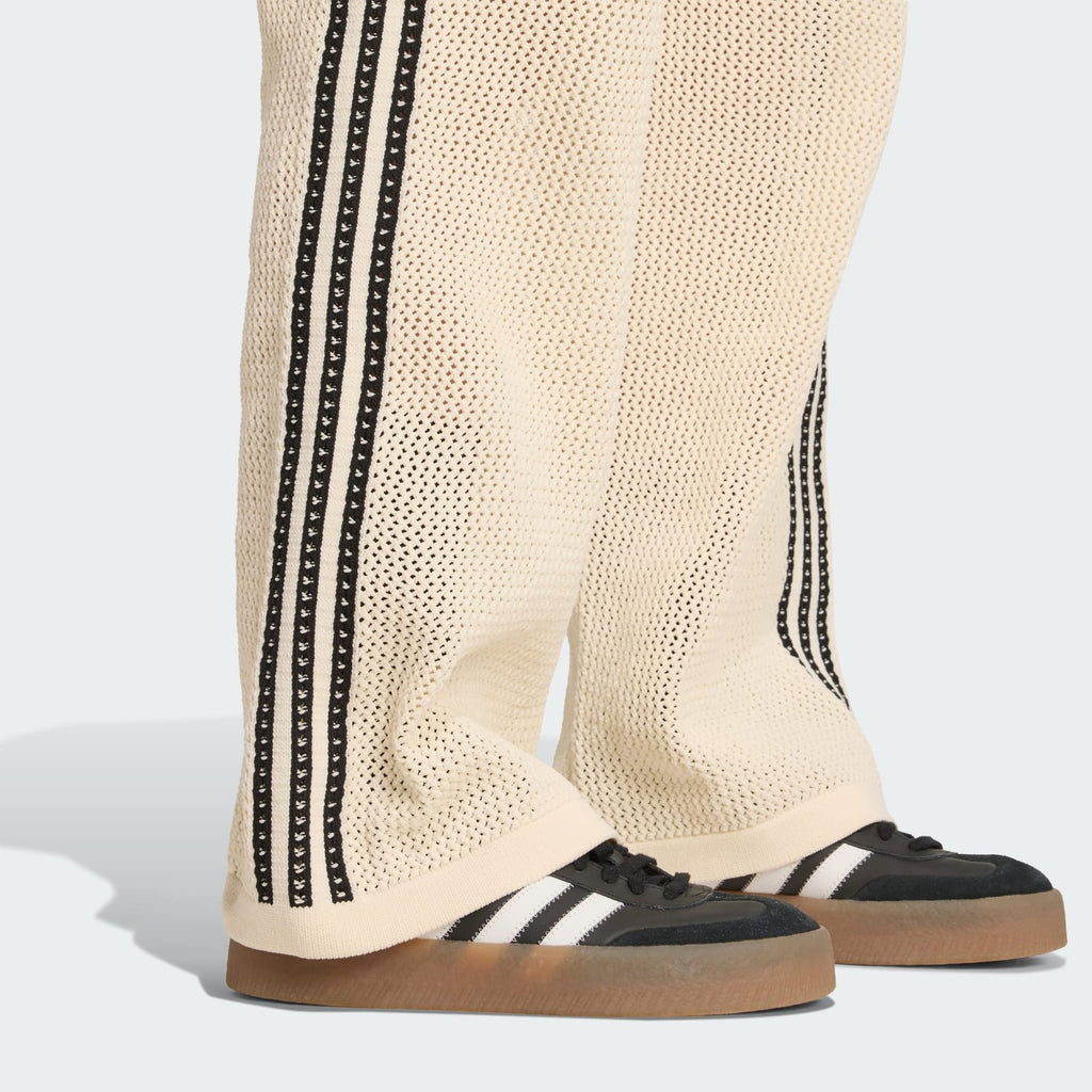 Adidas Originals Womens Premium Crochet Track Pants 'Wonder White' RARE XS-XXL