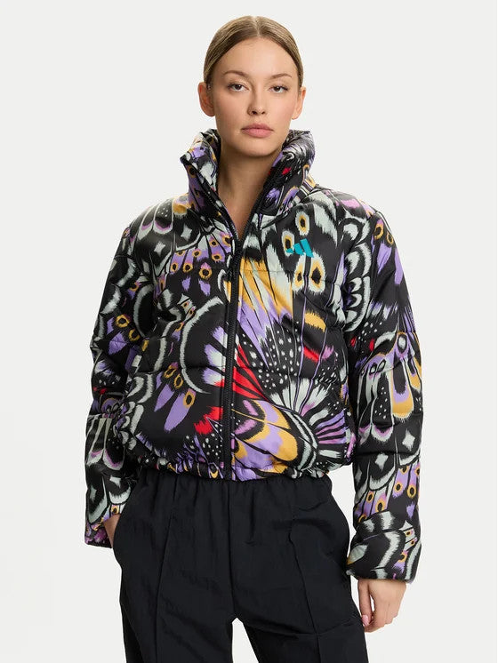 Adidas x FARM Rio Womens Quilted Puffer Jacket Winter Coat All Sizes RRP £90