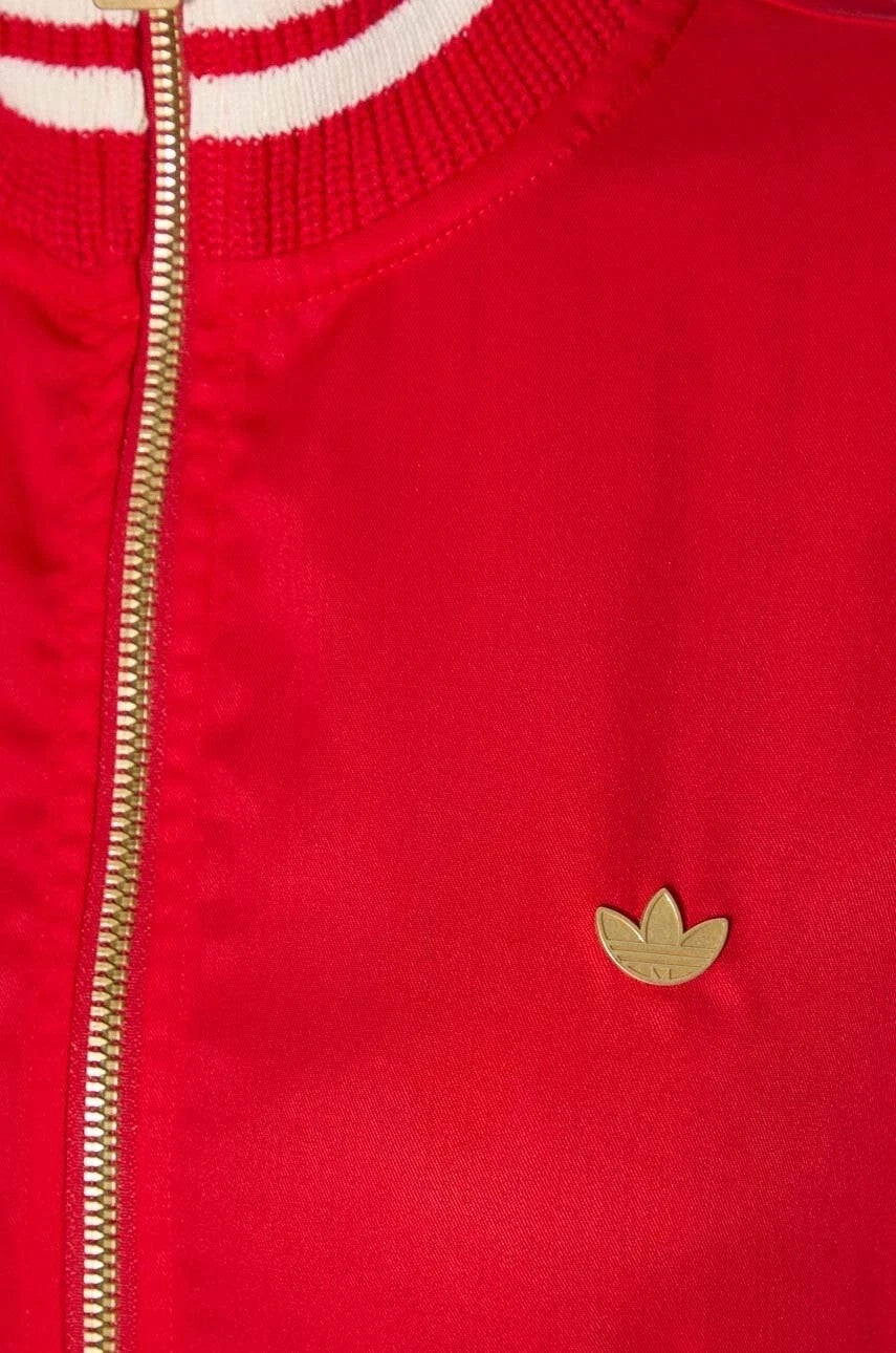 Adidas Originals Premium Satin Dress Womens Maxi Dress Red RARE Medium
