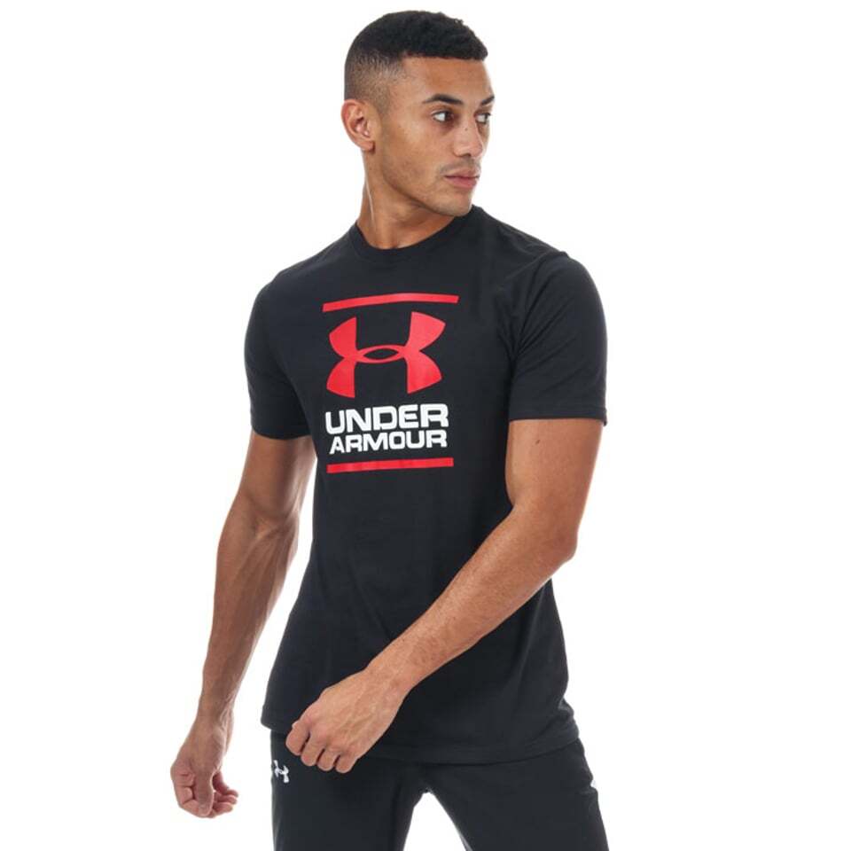 Under Armour Men's GL Foundation Short Sleeve T-Shirt Tee Black All Sizes SALE!