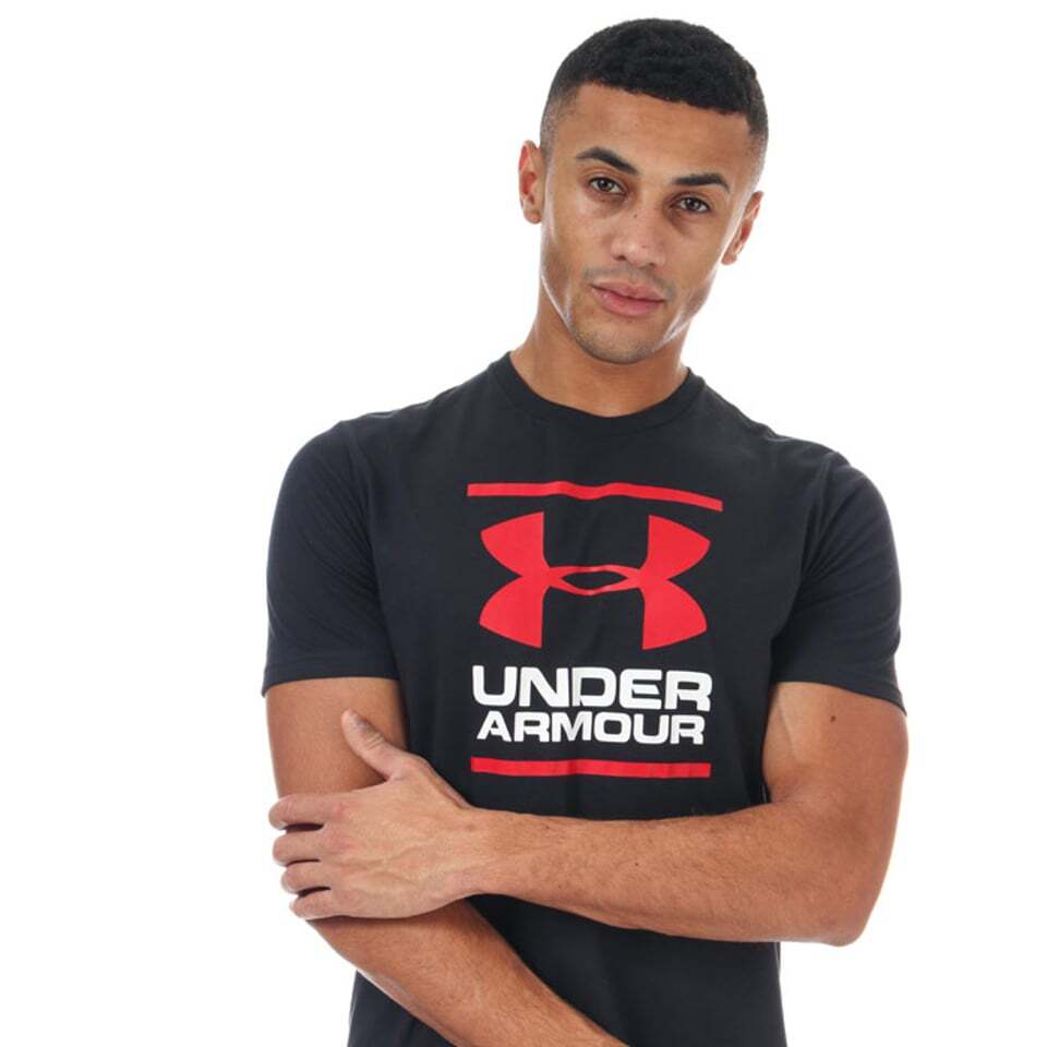Under Armour Men's GL Foundation Short Sleeve T-Shirt Tee Black All Sizes SALE!