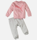 Puma Minicats Infant Jogset Pink/Grey