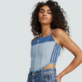 Adidas Originals Womens Kseniaschnaider Denim Corset