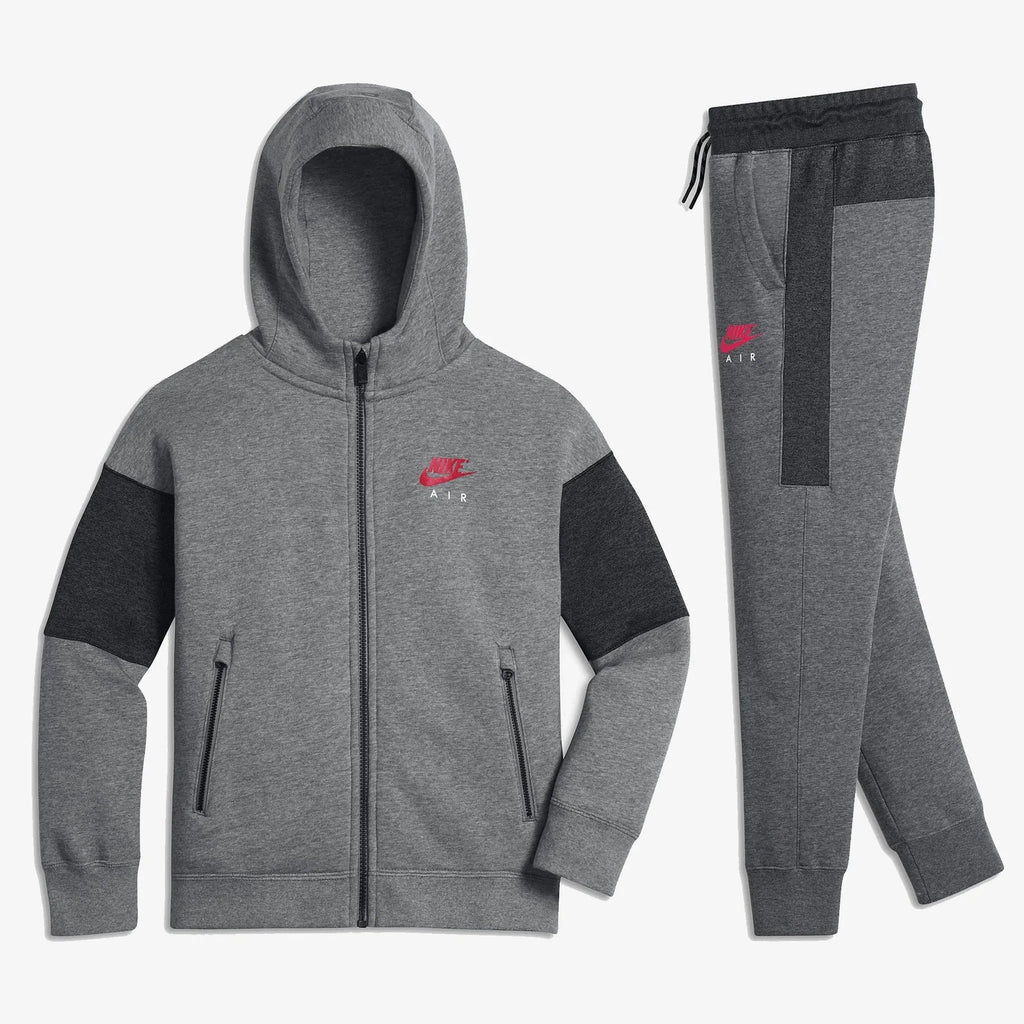Nike Air Boys Full Tracksuit Grey