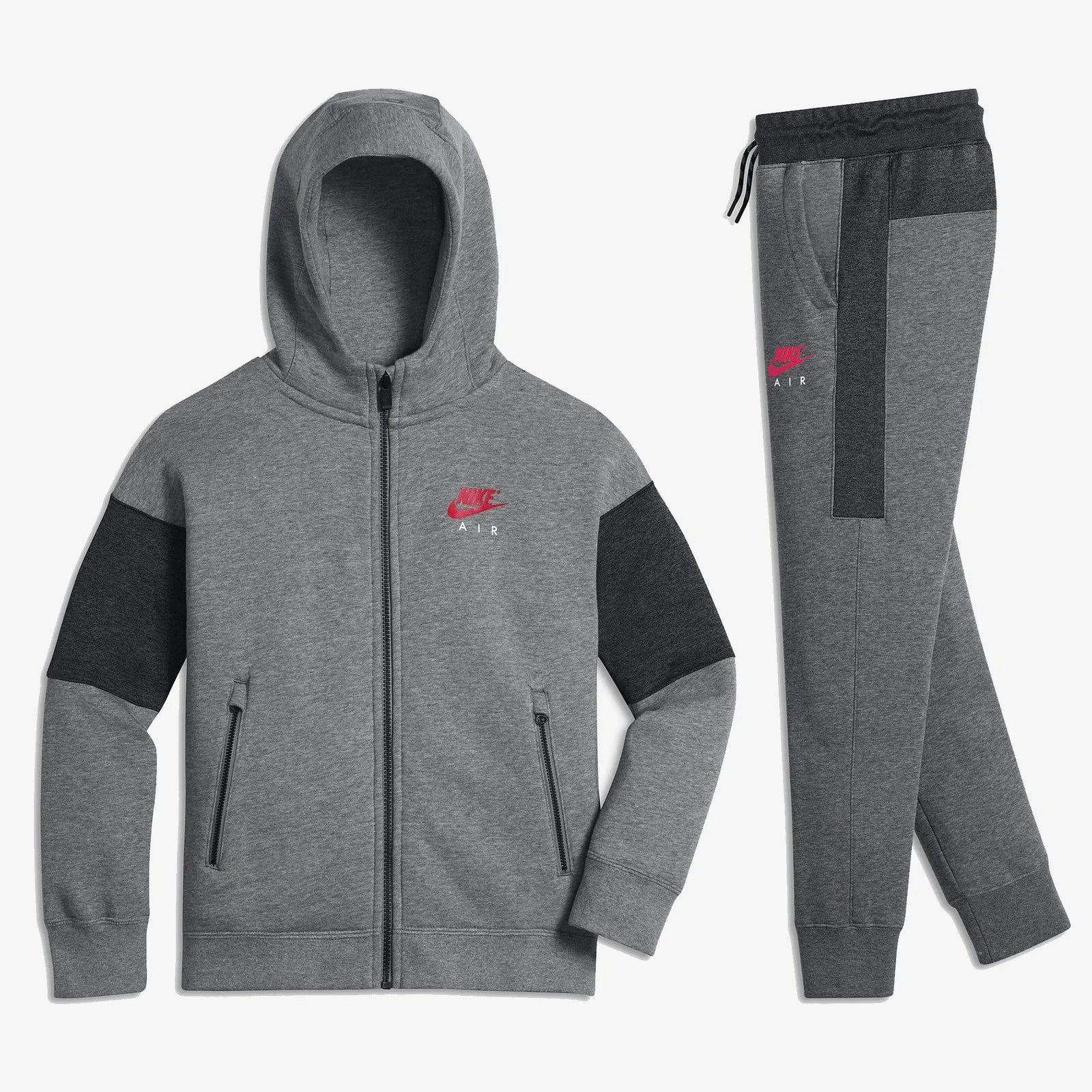 Nike Air Boys Full Tracksuit Grey