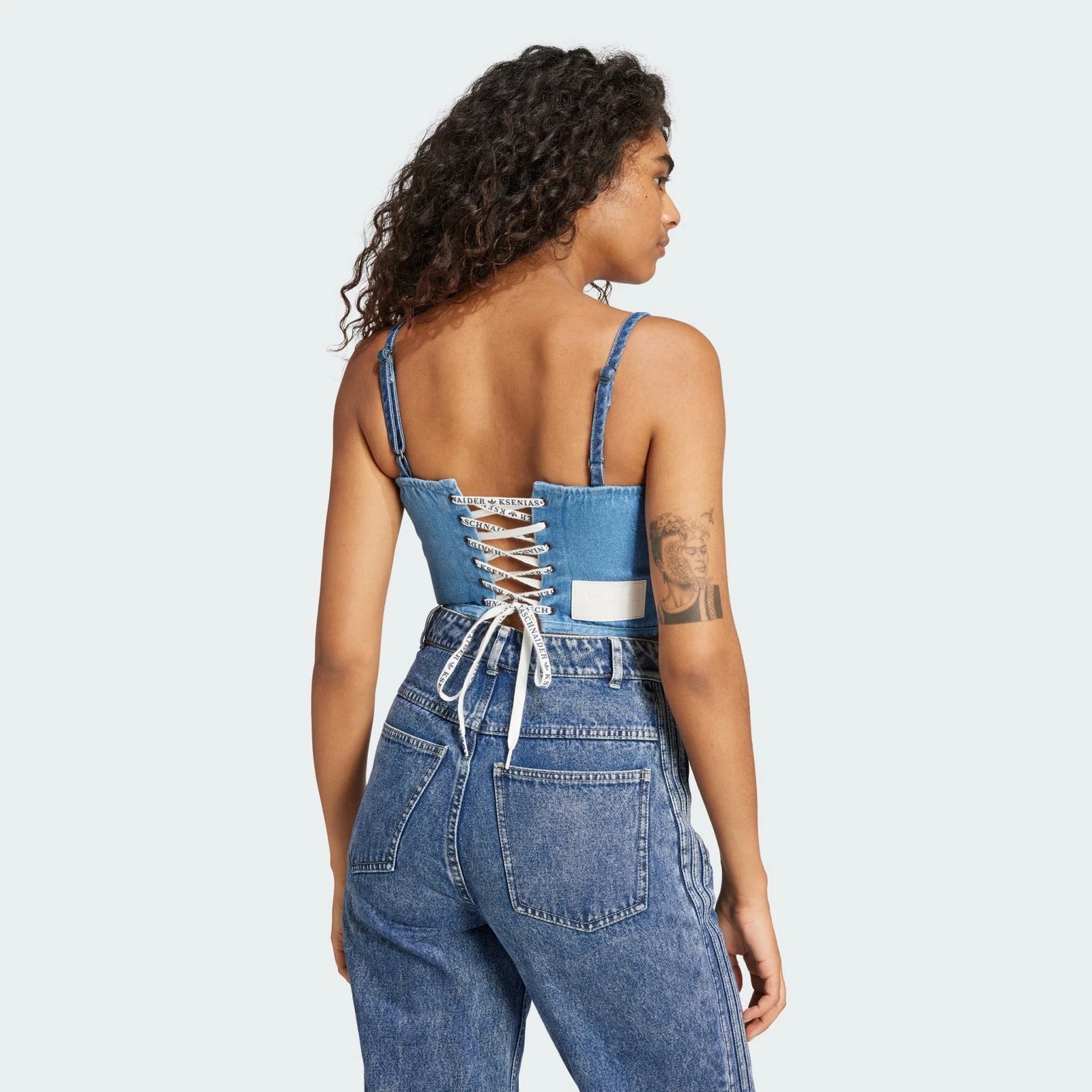 Adidas Originals Womens Kseniaschnaider Denim Corset