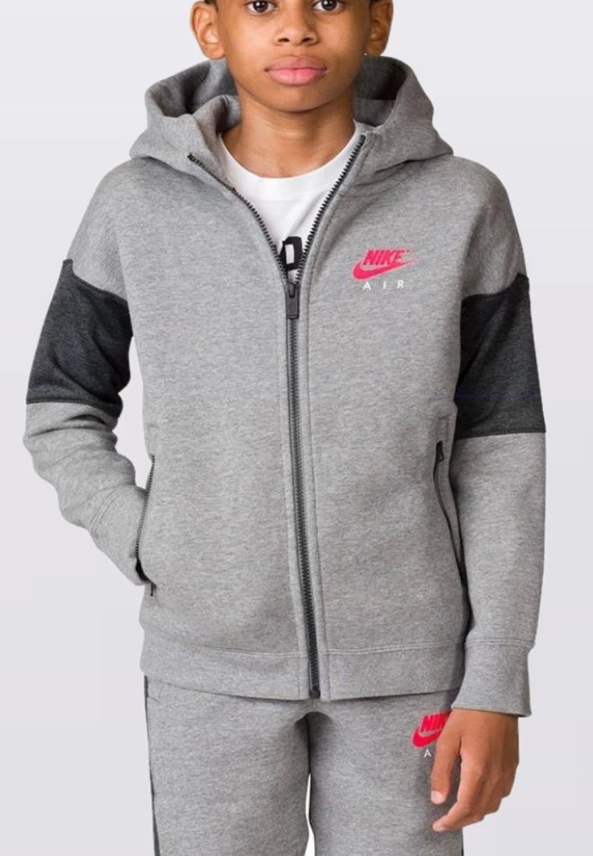 Nike Air Boys Full Tracksuit Grey
